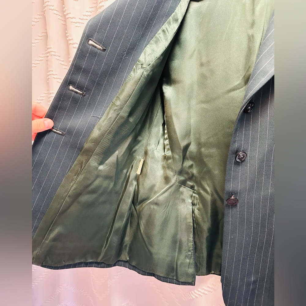 Pytchley, Phillips & Piper Ltd Vintage Green Wool Riding Jacket - Picture 4 of 8